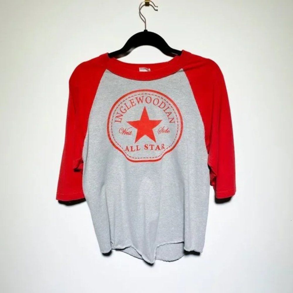 SHAKA ACTIVE WOMENS NGLEWOODIAN BASEBALL TEE